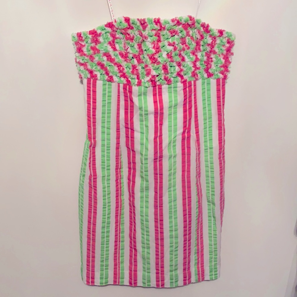 Lilly Pulitzer strapless dress - size 8